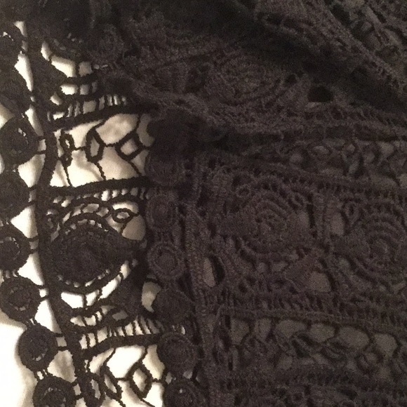 Black Lace shorts with drawstring waist NWT - Picture 4 of 5